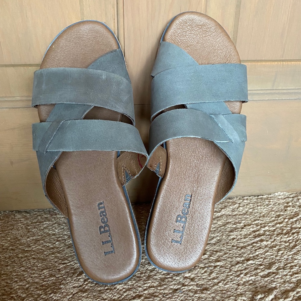 L.L.Bean Lakewashed Slides NWOT